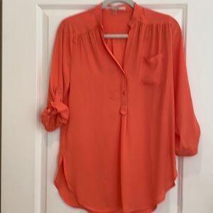 Coral 3/4 sleeve blouse